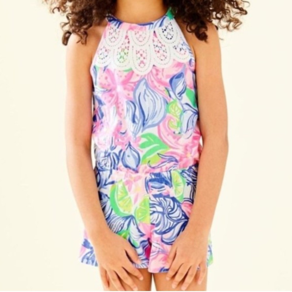 Lilly Pulitzer Romper Girls L 10/12